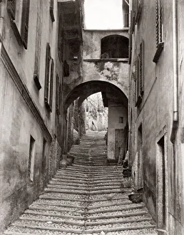 c. 1880s Italy - Via dei Fiore Salita Lake Como