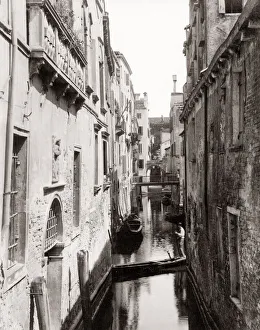 c. 1880s Italy - Rio San Antonio Venice Venezia