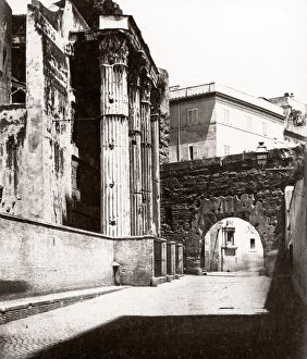 Forum Collection: c. 1880s Italy Rome - Temple of Mars Ultor
