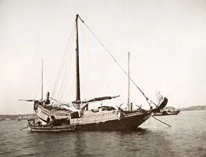 c. 1880s Japan - Japanese ship junk