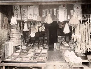 Retail Prints: c. 1880s Japan - Japanese shop