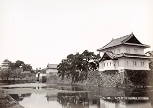 c. 1880s Japan - the moat of Tokyo Castle