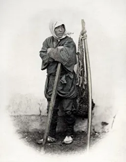 c. 1880s Japan porter or labourer