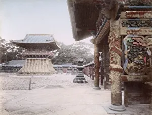 c. 1880s Japan - Shiba temple at Tokyo