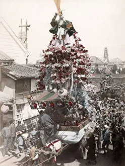 c. 1880s Japan - street procession