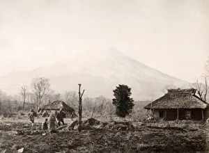 c. 1880s Japan - veiw of Mount Fuji, Fujiyama