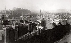 c. 1880s Scotland - Edinburgh from Calton Hill