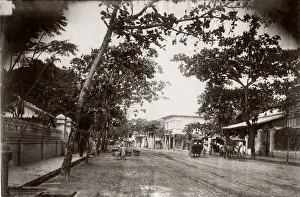 c. 1880s South East Asia - Philippines - Manila street scene