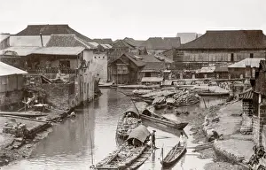c. 1880s South East Asia - probably Philippines - Manila boat