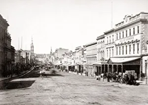 Retail Prints: c. 1890 Australia - Collins Street Melbourne