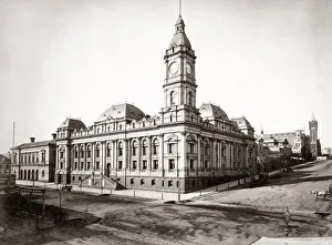 c. 1890 Australia - Melbourne Town Hall