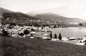 Queenstown Prints: c. 1890 New Zealand - Queenstown Wakatipu