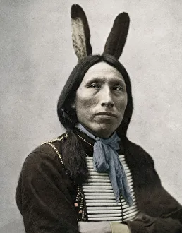 c. 1890s / 1900 - USA - Native American Crow man