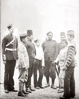 Jubilee Prints: c. 1890s British Army Regiment - colonial regiments