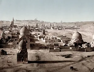 c. 1890s Egypt - tombs of the Caliphs Mamluks, Cairo