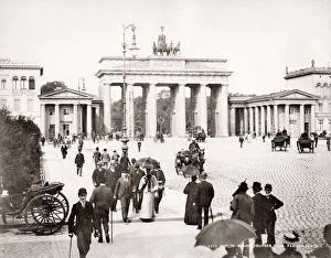 c. 1890s Germany - the Brandenburg Gate Berlin