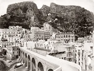 c. 1890s Italy - the town of Atrani