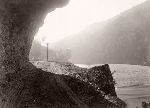 New Zealand Prints: c. 1890s New Zealand - Buller Gorge