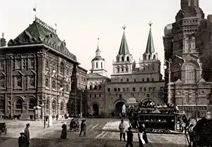 c. 1890s Russia - The Gate of Notre Dame d Iberia, Moscow