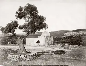 Cultural Prints: c. 1900 Holy Land, Palestine, Israel - tomb of Rachel
