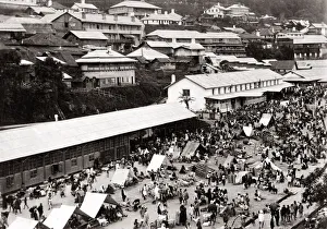 c. 1900 - street market northern India