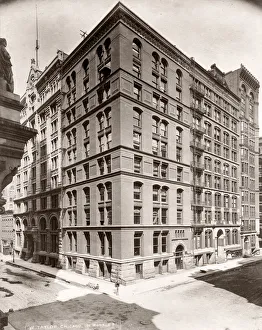 Hisotry Prints: c. 1900 USA Chicago - historic high rise building