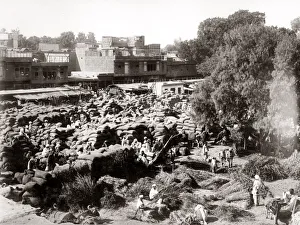 c. 1910 / 1920 market India - possibly Peshawar