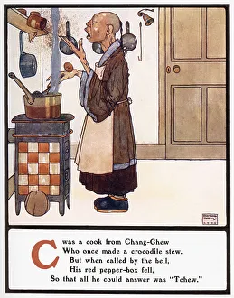 Limerick Prints: C was a cook from Chang-Chew