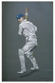 Striding Prints: C J Burnup - Cricketer