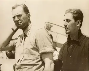 Rand Prints: C W A Scott, left, and his co-pilot Giles Guthrie