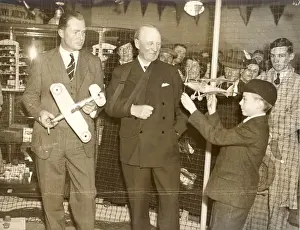 Selfridges Prints: C W A Scott, left, and Sir Harry Brittain