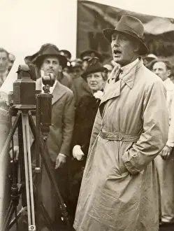 C W A Scott making a speech at Croydon