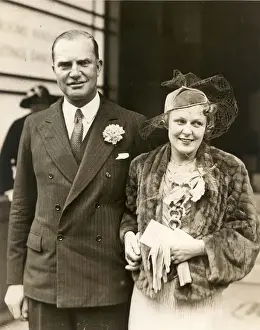 Greta Prints: C W A Scott with his second wife, Greta Bremner