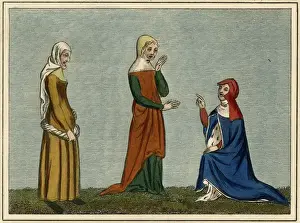 Hoods Prints: Three C14 Ladies