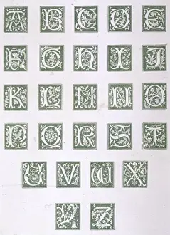 Alphabets Prints: C16 Alphabet - 2