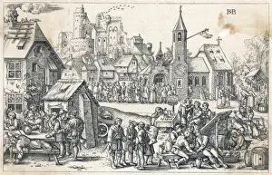Feudal Prints: C16 German Village Life