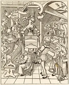 Kinds Prints: C16 Instrumentalists