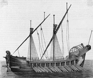 Images Dated 9th July 2012: C16 Sailing Galley