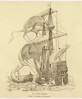 1550 Prints: C16 Spanish Galleon