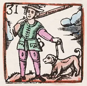Hunter Prints: C17 Hunter with Dog / 31
