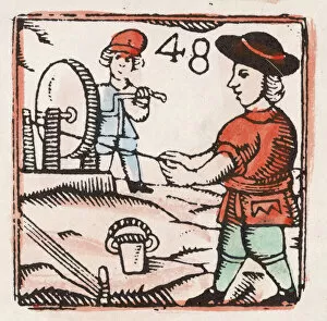 Rope Collection: C17 Rope Maker / Woodcut