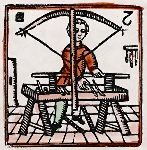 Turner Prints: C17 WOOD TURNER / WOODCUT