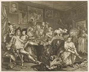 1735 Prints: C18 TAVERN SCENE