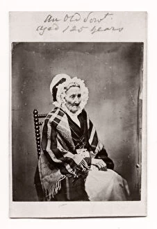Claims Gallery: c.1870 s, very old woman, caption claims 125 years old