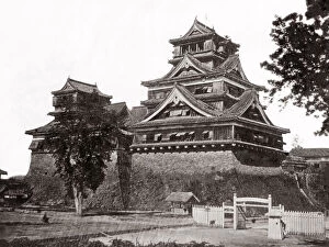 Meiji Gallery: c.1870s Japan - Kumamoto Castle