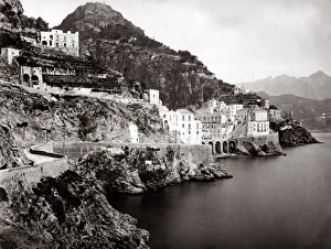 c1880s - Italy - Atrani on the Amalfi coast