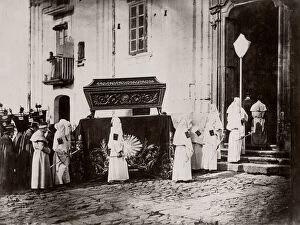 Funeral Gallery: c.1880s Italy - Brotherhood of Mercy - funeral