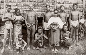 c.1880s South East Asia - Philippines - family group