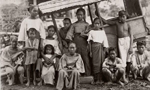 c.1880s South East Asia - Philippines - women and children