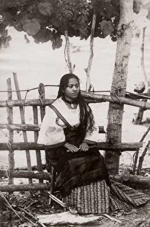 c.1880s South East Asia - Philippines - young woman